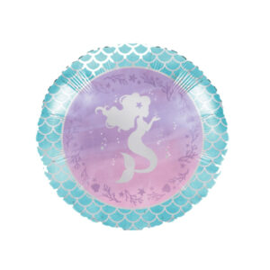 Palloncino 18" 46cm mylar Sirena Mermaid Shine