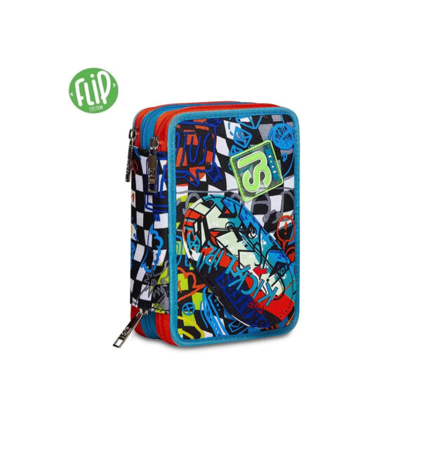 Sj Gang Astuccio 3 Zip Trickflip Boy 30C202324-899