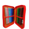 Tinta Unita Astuccio LED 3 zip Fluo Arancione - immagine 2