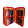 Tinta Unita Astuccio LED 3 zip Fluo Arancione - immagine 4