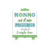 Targhetta Nonno con magnete e cavalletto