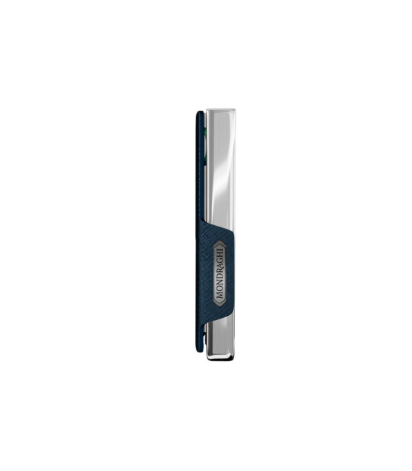 Mondraghi Elegance Cut Blue Portatessere e portabanconote in vera pelle - immagine 5