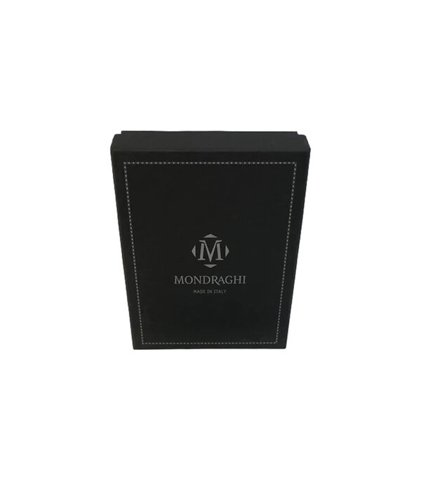 Mondraghi Elegance Cut Blue Portatessere e portabanconote in vera pelle - immagine 8