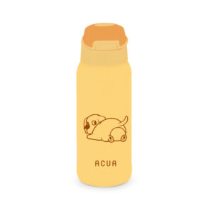 Acua Borraccia Termica Cagnolino in Acciaio 350ml con cannuccia