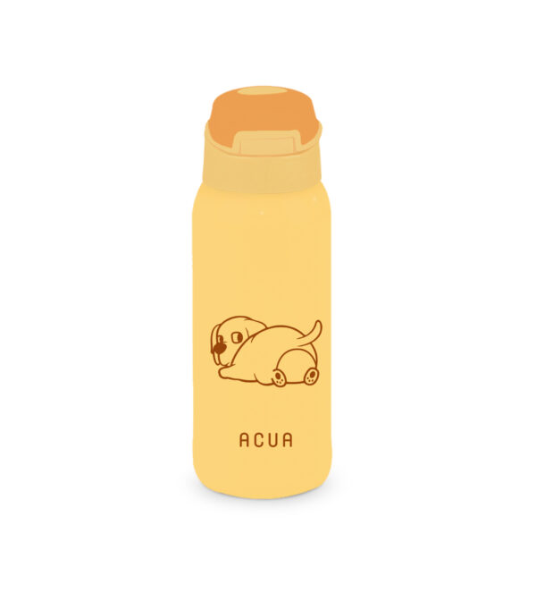 Acua Borraccia Termica Cagnolino in Acciaio 350ml con cannuccia