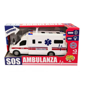 Furgoncino Ambulanza con Luci e Suoni