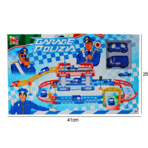 Pista con 2 macchine Garage Polizia