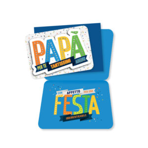 Biglietto di auguri per la Festa del Papà