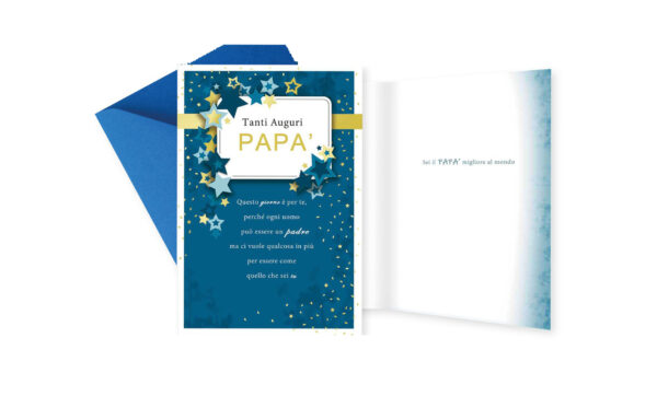 Biglietto di auguri per la Festa del Papà con Dedica