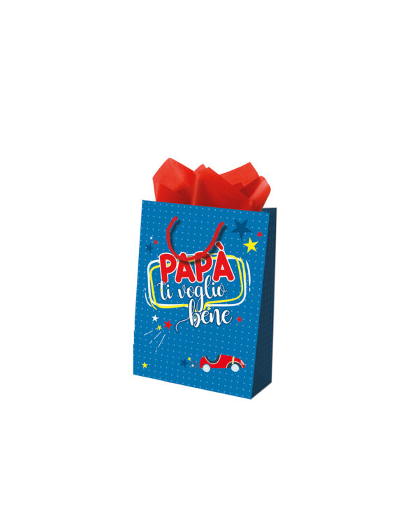 Sacchetto regalo per la festa del papà Papà ti voglio bene