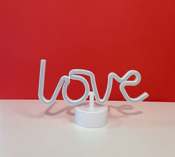 San Valentino Lampada LED con scritta LOVE - immagine 2
