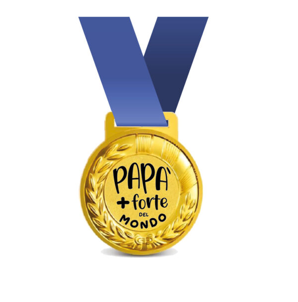 Medaglia Papà più forte del mondo