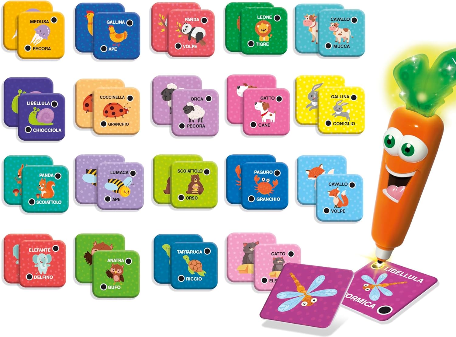 Lisciani Giochi Carotina Penna Parlante Memo Elettronico Età 3-6 anni - immagine 2