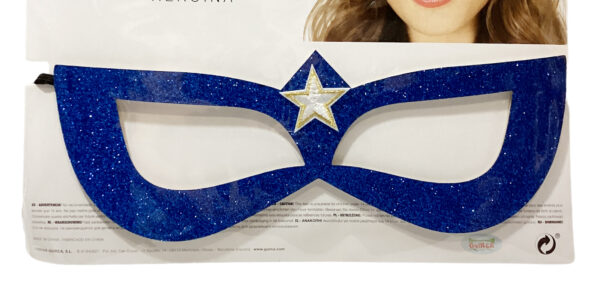 Maschera Carnevale Super Eroina - immagine 2