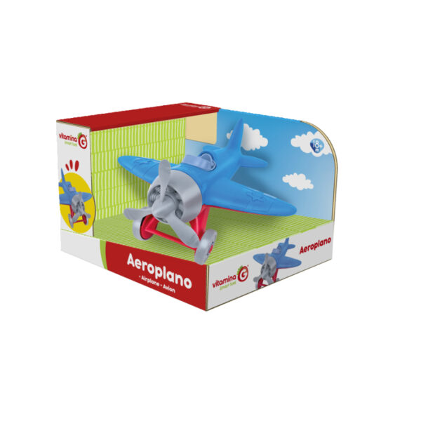 Globo Vitamina G Aeroplano Forme arrotondate Età 18m+