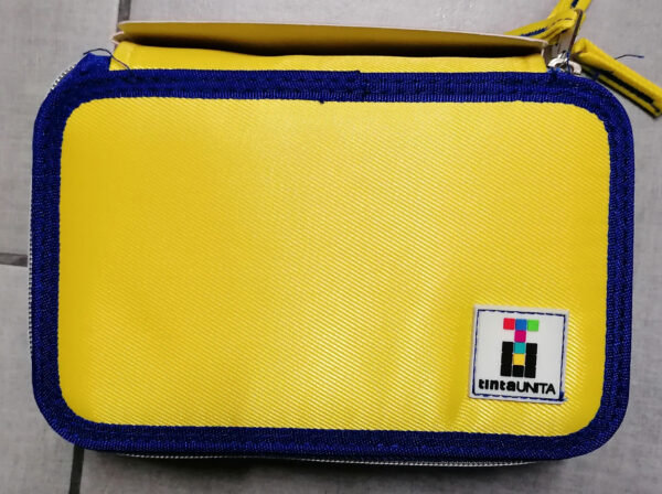 Tinta Unita Astuccio 3 Zip Completo Giallo Fluo e Blu - immagine 6