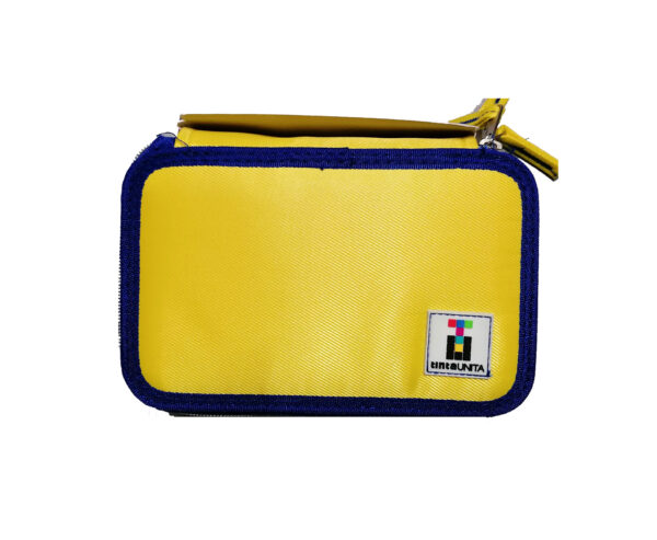 Tinta Unita Astuccio 3 Zip Completo Giallo Fluo e Blu