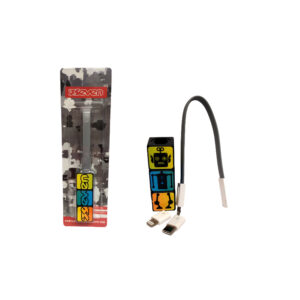 Seven Portachiavi Caricabatterie Trasferimento Dati - USB Micro USB Porta Lightning