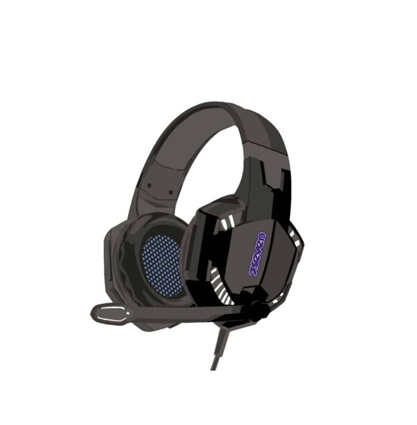 Seven Cuffie da Gaming Bluetooth Nere con Cavo Jack 3.5mm