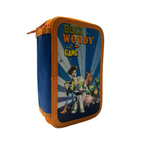 Disney Pixar Buzz Woody and the Gang Astuccio 3 zip Completo