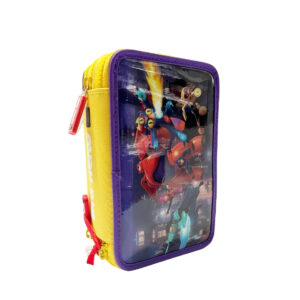 Disney Big Hero 6 Astuccio a 3 Zip Completo