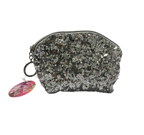 Niji Pochette paillettes Le folies de Paris Grigia 16,5x12x5cm - immagine 2