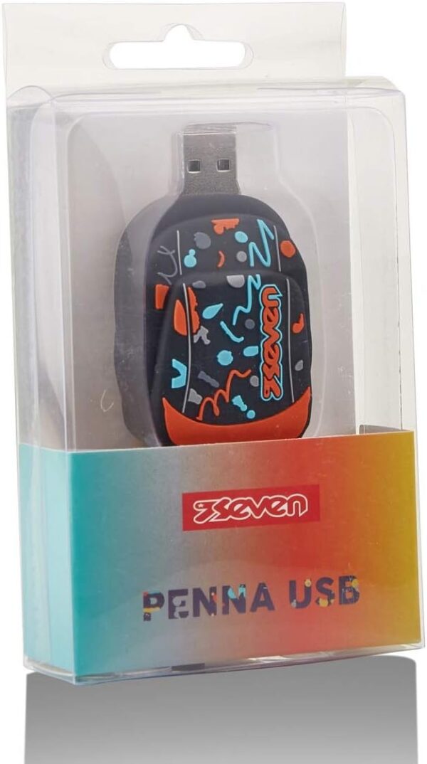 Seven Chiavetta USB Pendrive 32GB Nera - immagine 2