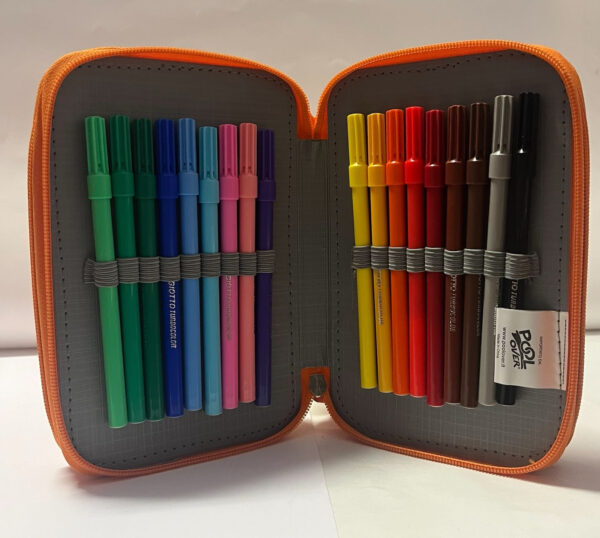 Pool Over Tinta Unita Astuccio 3 zip Completo Arancione - immagine 3