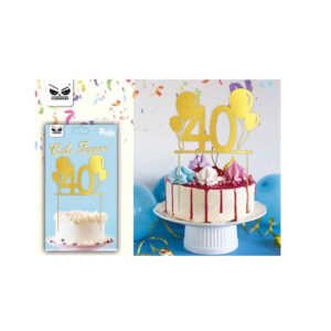 Decorazione cake topper 40 anni