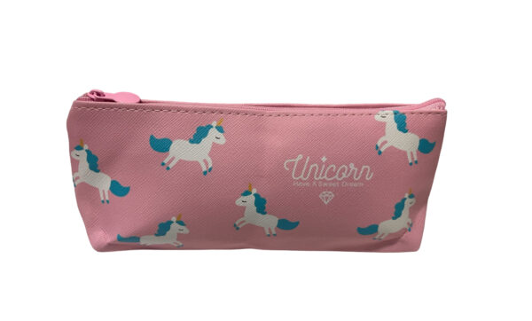 Unicorn Have A Sweet Dream Astuccio Bustina Pochette 20x9cm Rosa - immagine 2