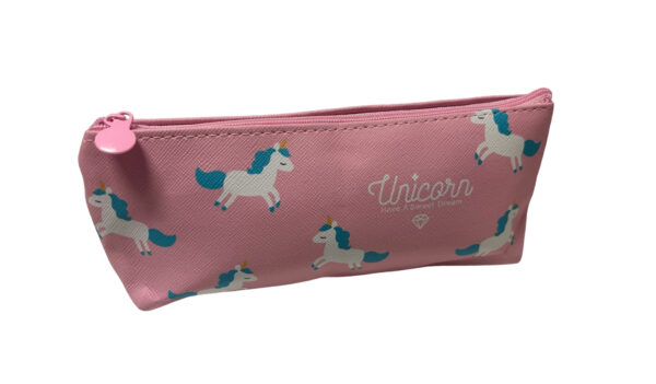 Unicorn Have A Sweet Dream Astuccio Bustina Pochette 20x9cm Rosa - immagine 3