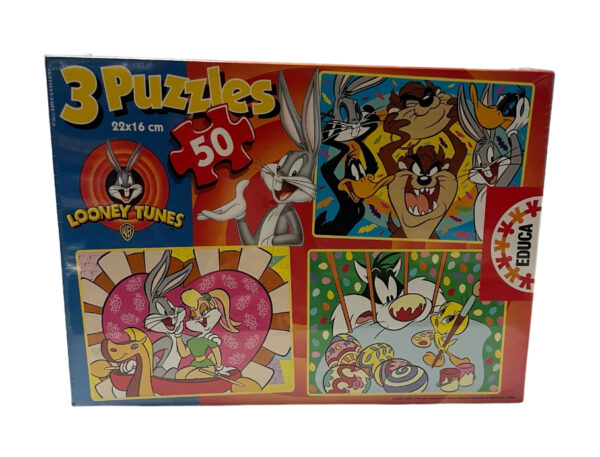 Educa 3 Puzzle Looney Tunes 22x16cm 50pz - immagine 2