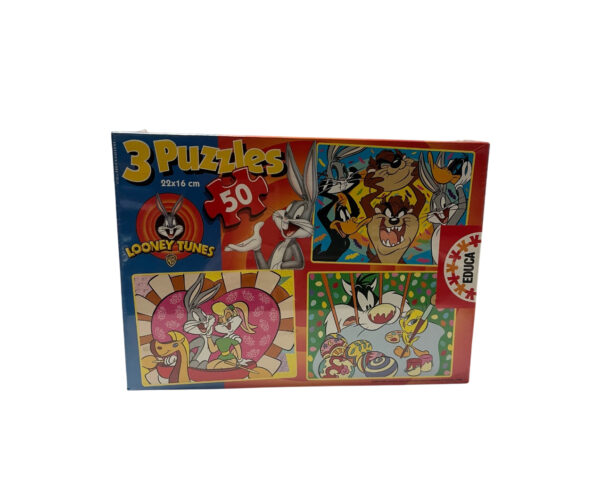 Educa 3 Puzzle Looney Tunes 22x16cm 50pz