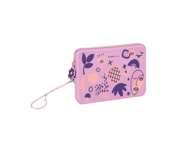 Cartomania Astuccio Pochette in silicone 16,5x10x2,5cm Lilla
