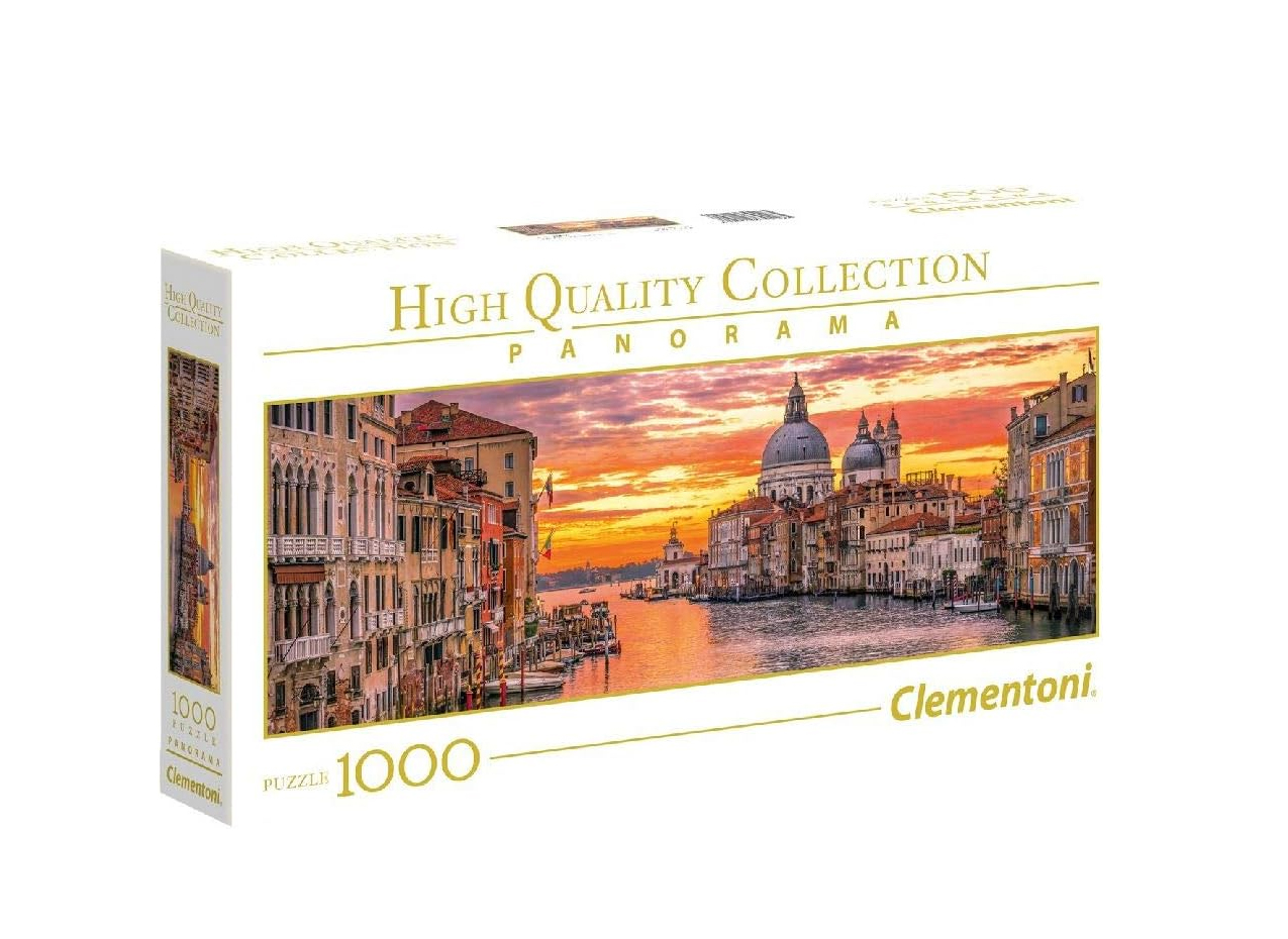 Clementoni Collection Panorama Puzzle 1000pz The Grand Canal Venice Canal Grande Venezia