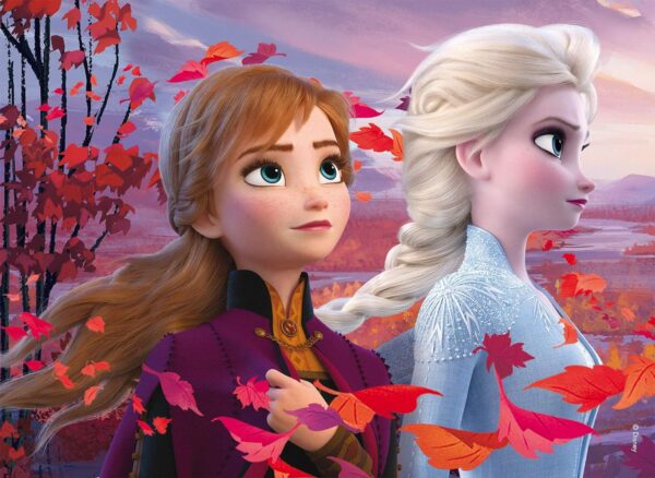 Lisciani Maxi Floor Puzzle Double Face 35pz Marvel Spidey Amazing Friends Frozen II 70x50cm Età 3+ - immagine 2