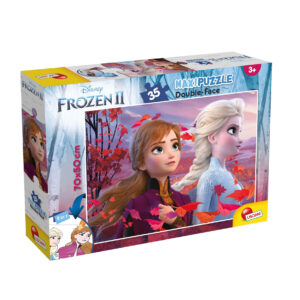 Lisciani Maxi Floor Puzzle Double Face 35pz Marvel Spidey Amazing Friends Frozen II 70x50cm Età 3+