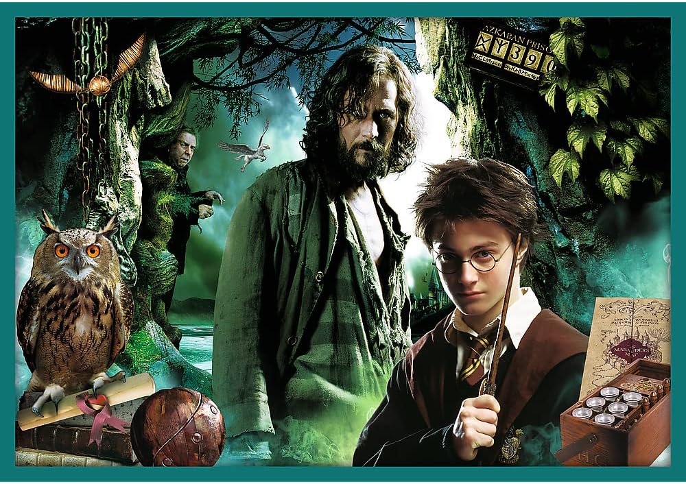 Trefl Puzzle 10 in 1 Harry Potter 3x48pz 3x35pz 4x20pz Età 4+ - immagine 7