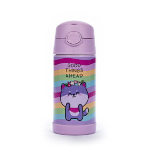 Tri-coastal Borraccia termica con cannuccia 300ml