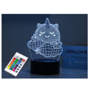 I-Total Lampada LED 3D Unicorn