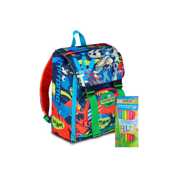 Mitama Zaino Estensibile Big Fluo Rex 064500