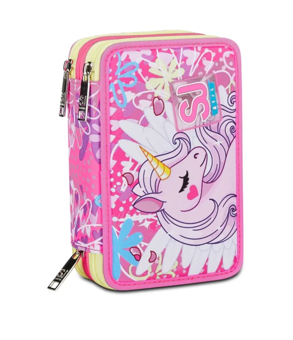 SJ Gang Astuccio 3 Zip Unicorn LED 30C202412-379