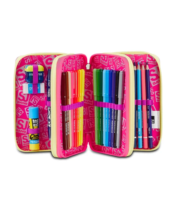 SJ Gang Astuccio 3 Zip Unicorn LED 30C202412-379 - immagine 2