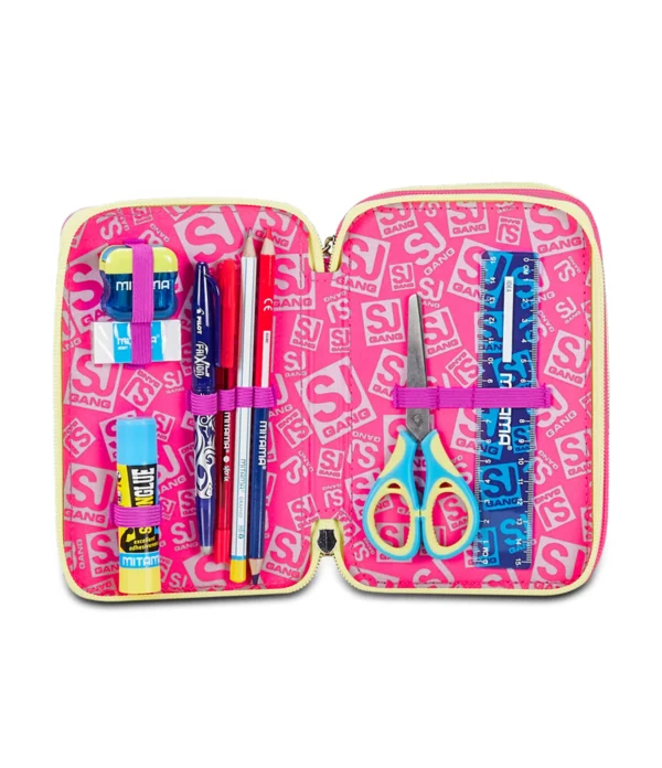 SJ Gang Astuccio 3 Zip Unicorn LED 30C202412-379 - immagine 3