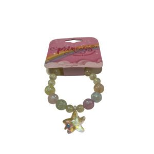 Bracciale elastico bambina con charm Stella Marina