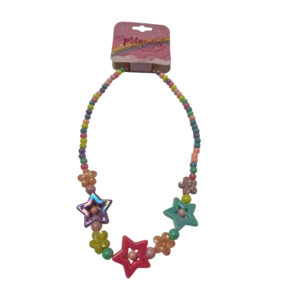 Collana elastica per bambina con stelle