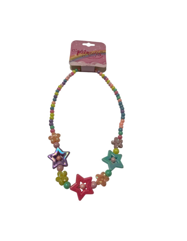 Collana elastica per bambina con stelle