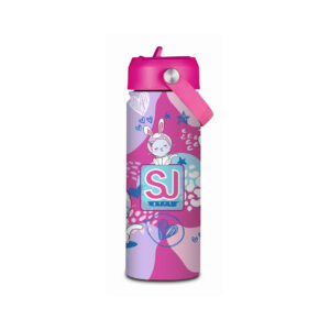 SJ Gang Borraccia Termica 500nl Beccuccio Retrattile Pinkfur Girl