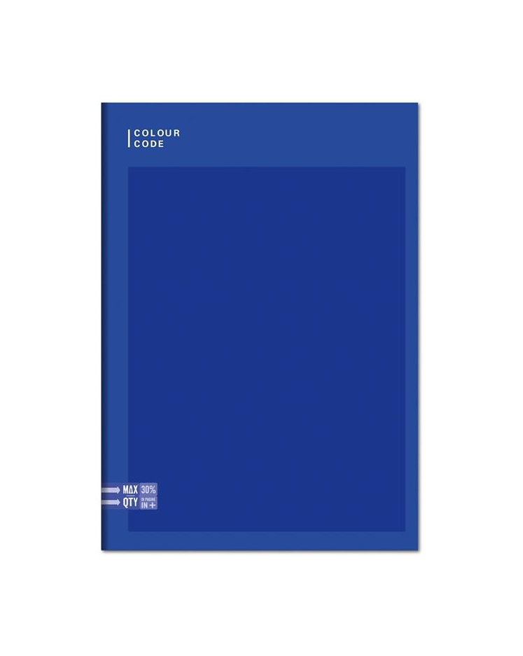 Seven Quaderno A4 Maxi Colour Code Colorful Quadretti 5mm senza margine Blu