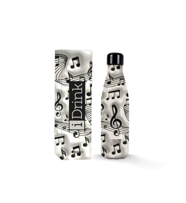 iDrink Borraccia Termica 500ml MUSIC 3D